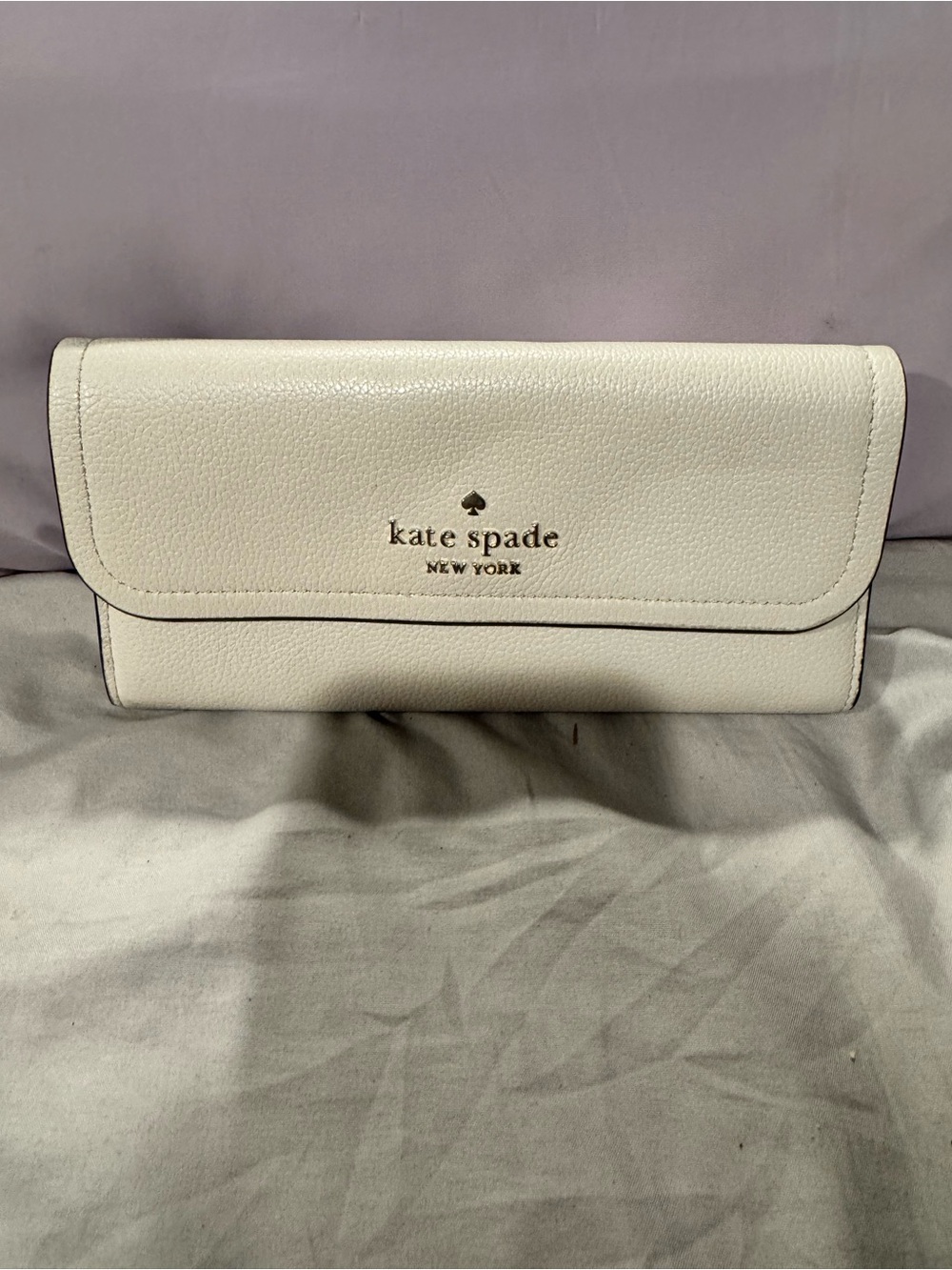 kate spade Cream Leather wallet
